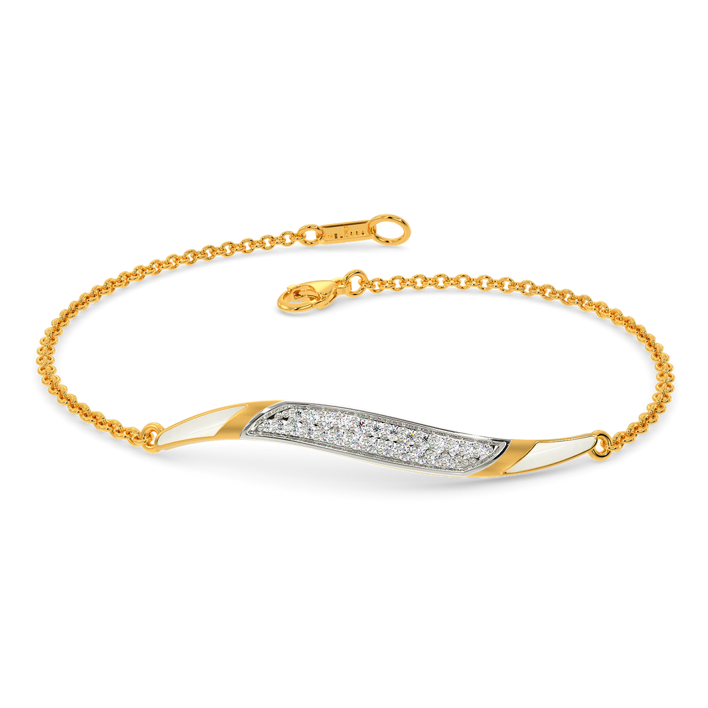 White Dare Diamond Bracelets