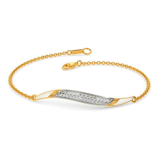 White Dare Diamond Bracelets