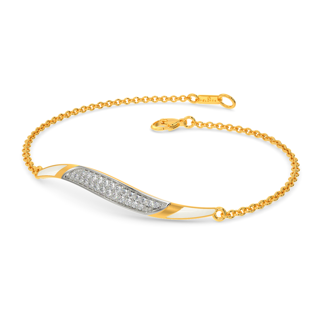 White Dare Diamond Bracelets