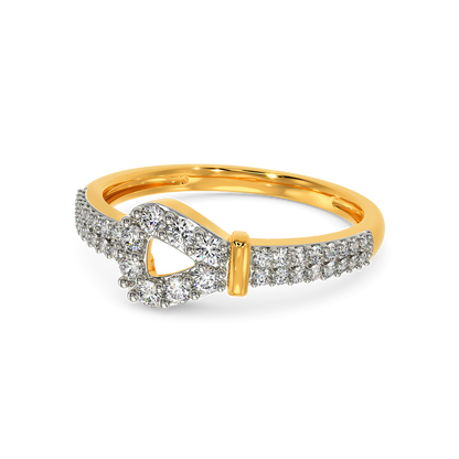 Edgy Dominance Diamond Rings