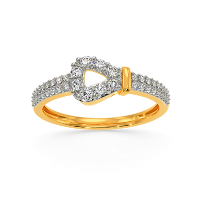 Edgy Dominance Diamond Rings