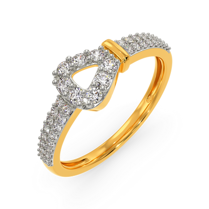 Edgy Dominance Diamond Rings