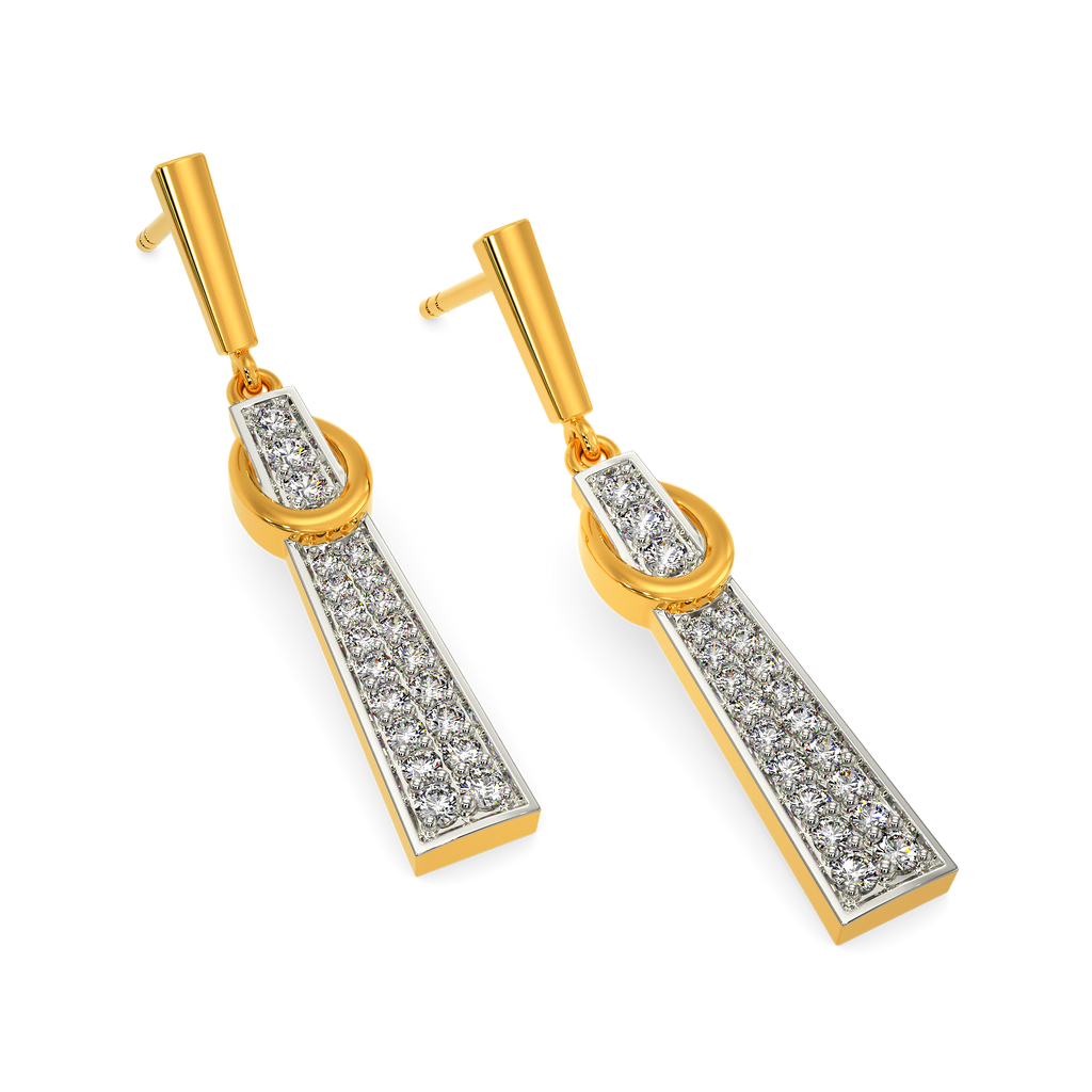 Luxe Loop Diamond Earrings