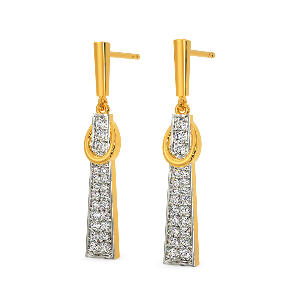 Luxe Loop Diamond Earrings