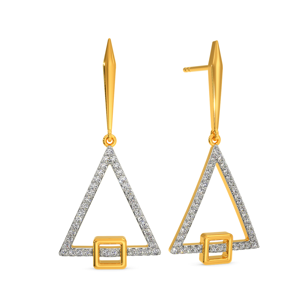 Belted Bliss Diamond Earrings