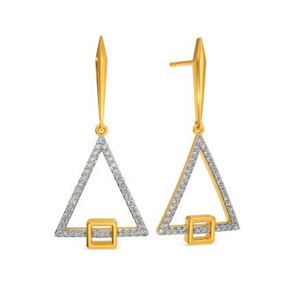 Belted Bliss Diamond Earrings