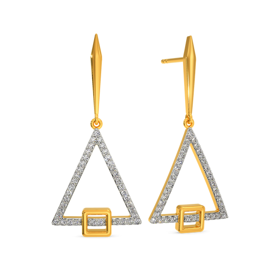 Belted Bliss Diamond Earrings