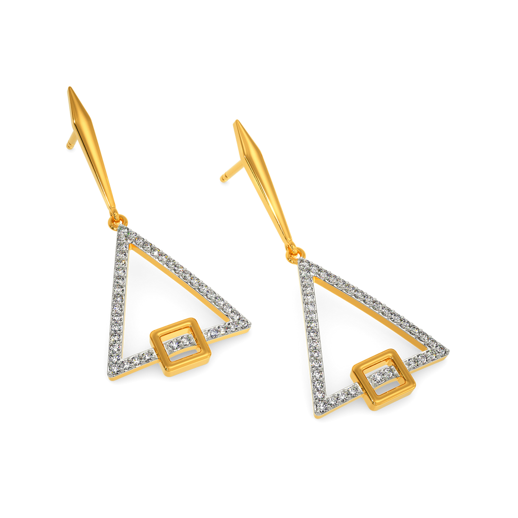 Belted Bliss Diamond Earrings