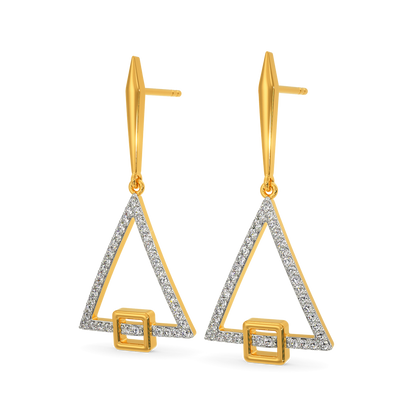 Belted Bliss Diamond Earrings