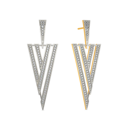 Stripes of Summer Diamond Earrings