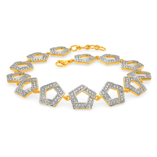 Whimsical Stripes Diamond Bracelets