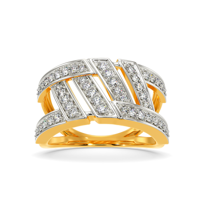 Stripes of Wonder Diamond Rings