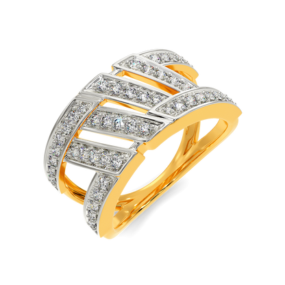 Stripes of Wonder Diamond Rings