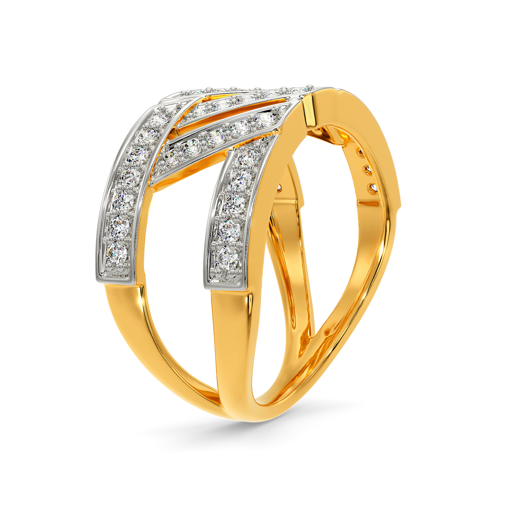 Stripes of Wonder Diamond Rings