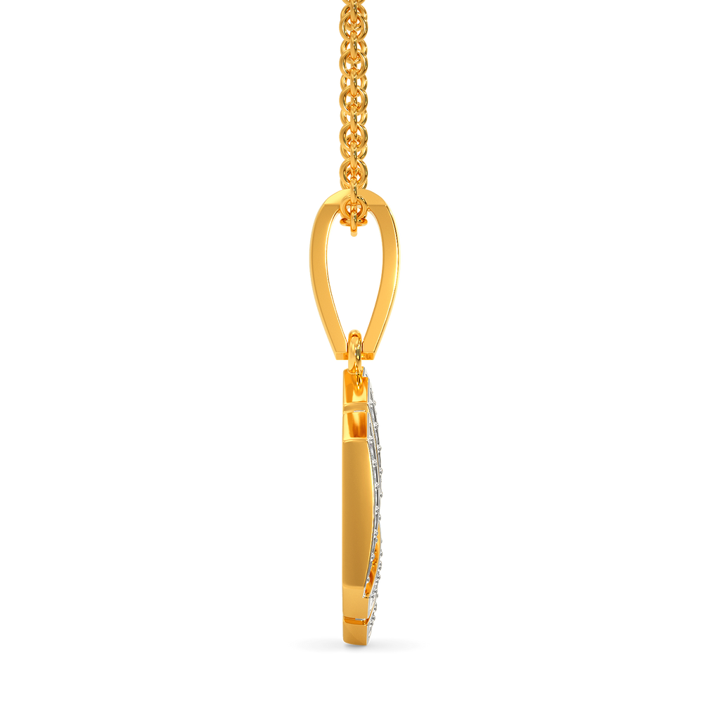 Stripes of Wonder Diamond Pendants
