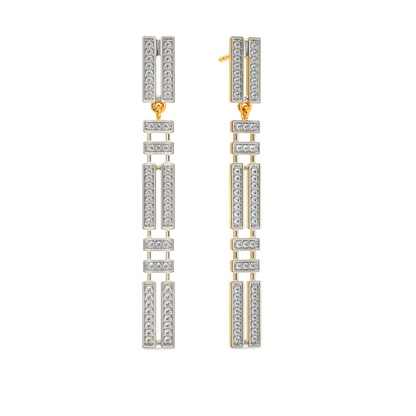 In a Stripe Moment Diamond Earrings