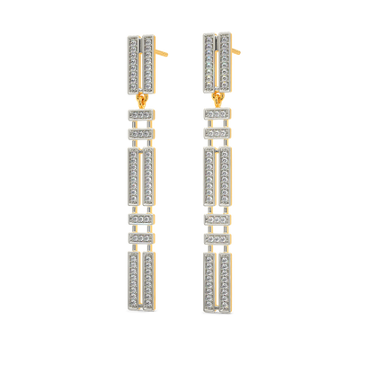 In a Stripe Moment Diamond Earrings