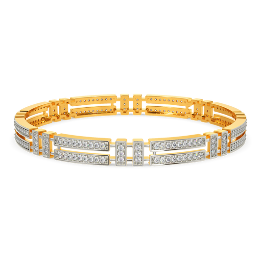 In a Stripe Moment Diamond Bangles
