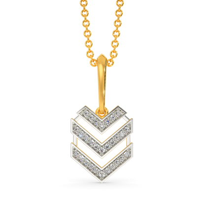 Stripe Mood Diamond Pendants