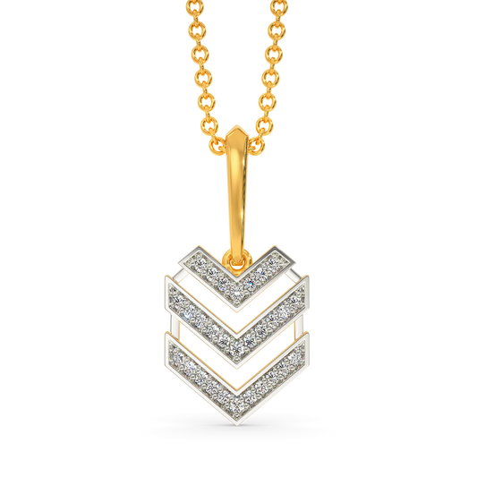Stripe Mood Diamond Pendants