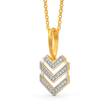 Stripe Mood Diamond Pendants