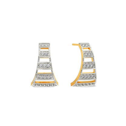 Vibin to Stripes Diamond Earrings