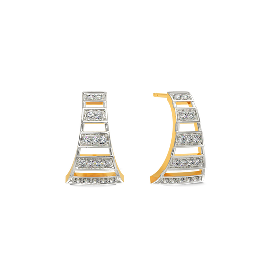 Vibin to Stripes Diamond Earrings