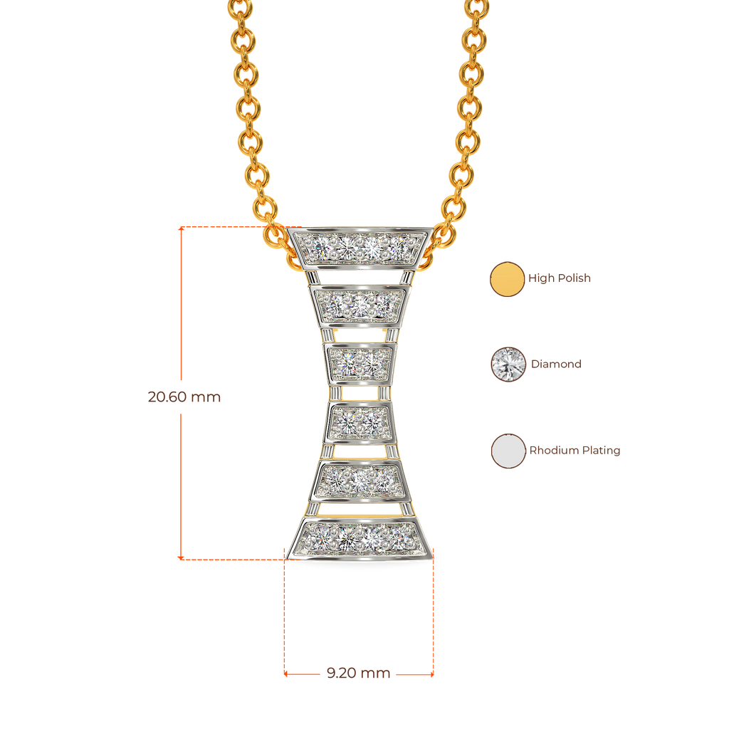 Vibin to Stripes Diamond Pendants