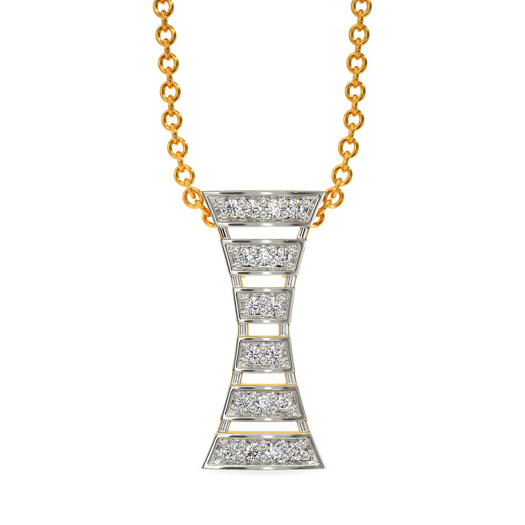 Vibin to Stripes Diamond Pendants