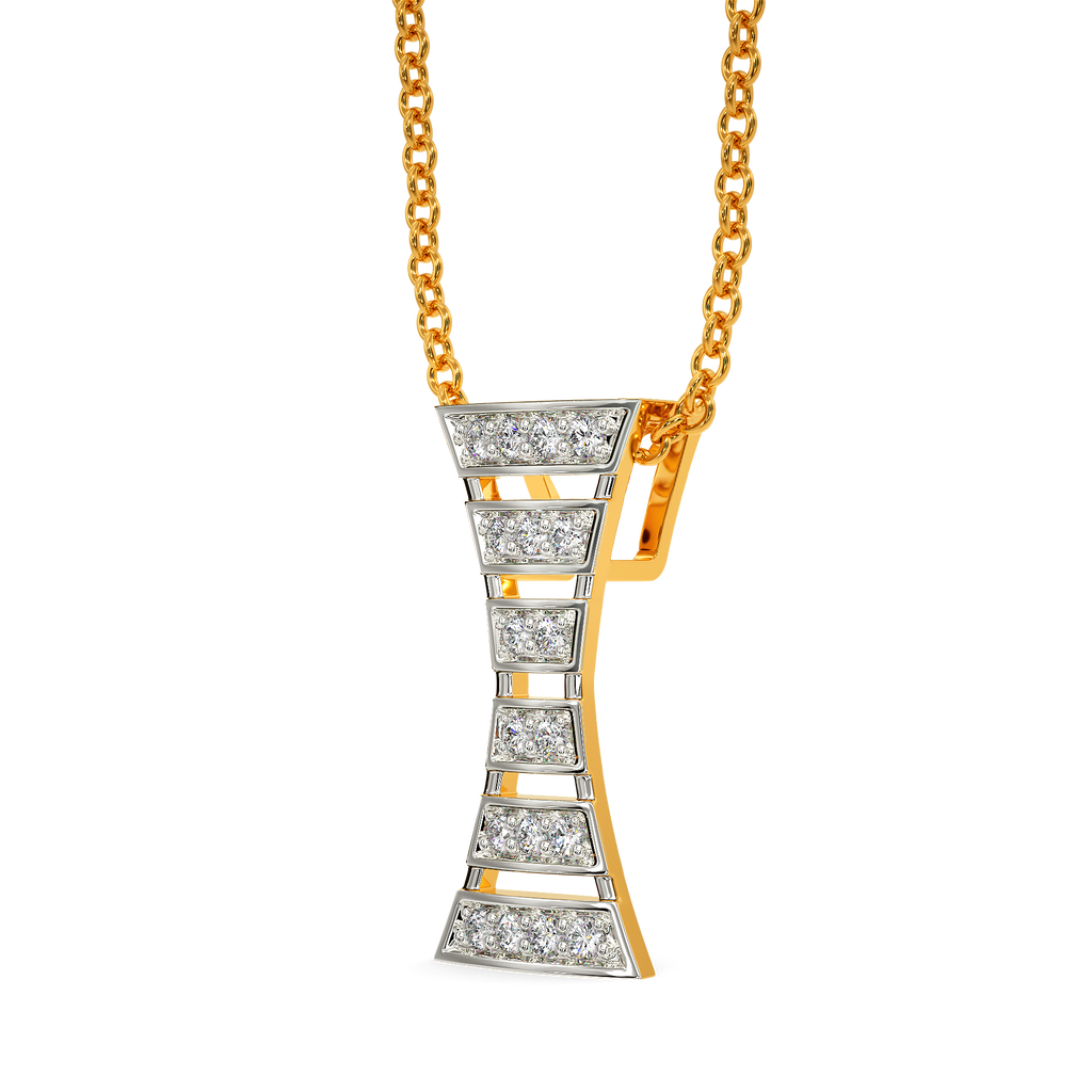 Vibin to Stripes Diamond Pendants