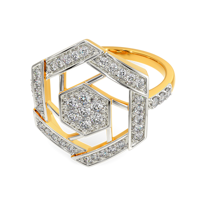 Snazzy Stripes Diamond Rings