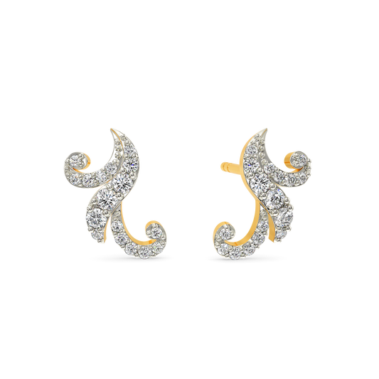Song of Acantha Diamond Earrings