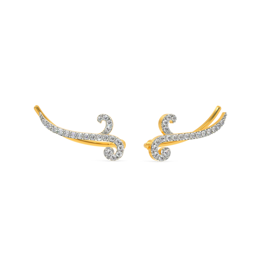 Modern Romance Diamond Earrings