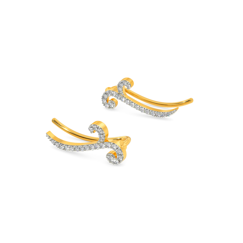 Modern Romance Diamond Earrings