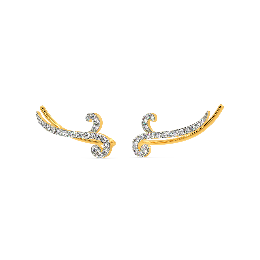 Modern Romance Diamond Earrings