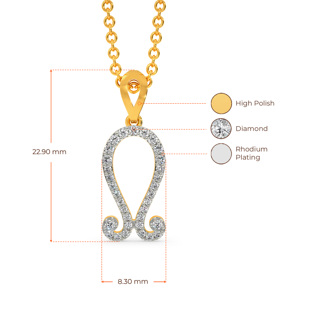 Modern Romance Diamond Pendants