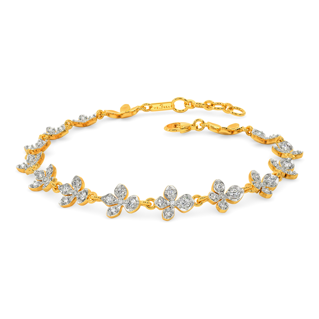 Dainty Lilac  Diamond Bracelets