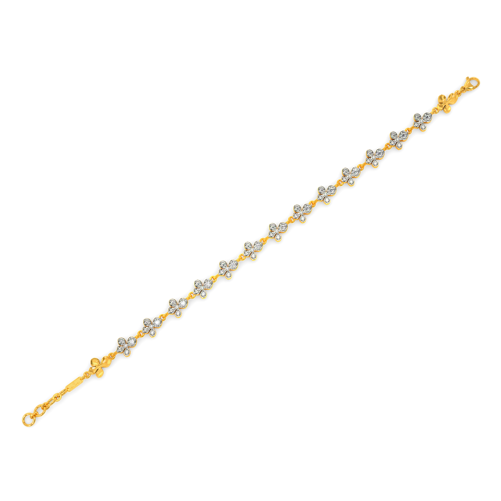 Dainty Lilac  Diamond Bracelets