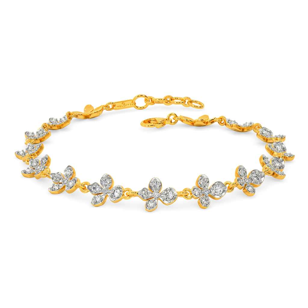 Dainty Lilac  Diamond Bracelets