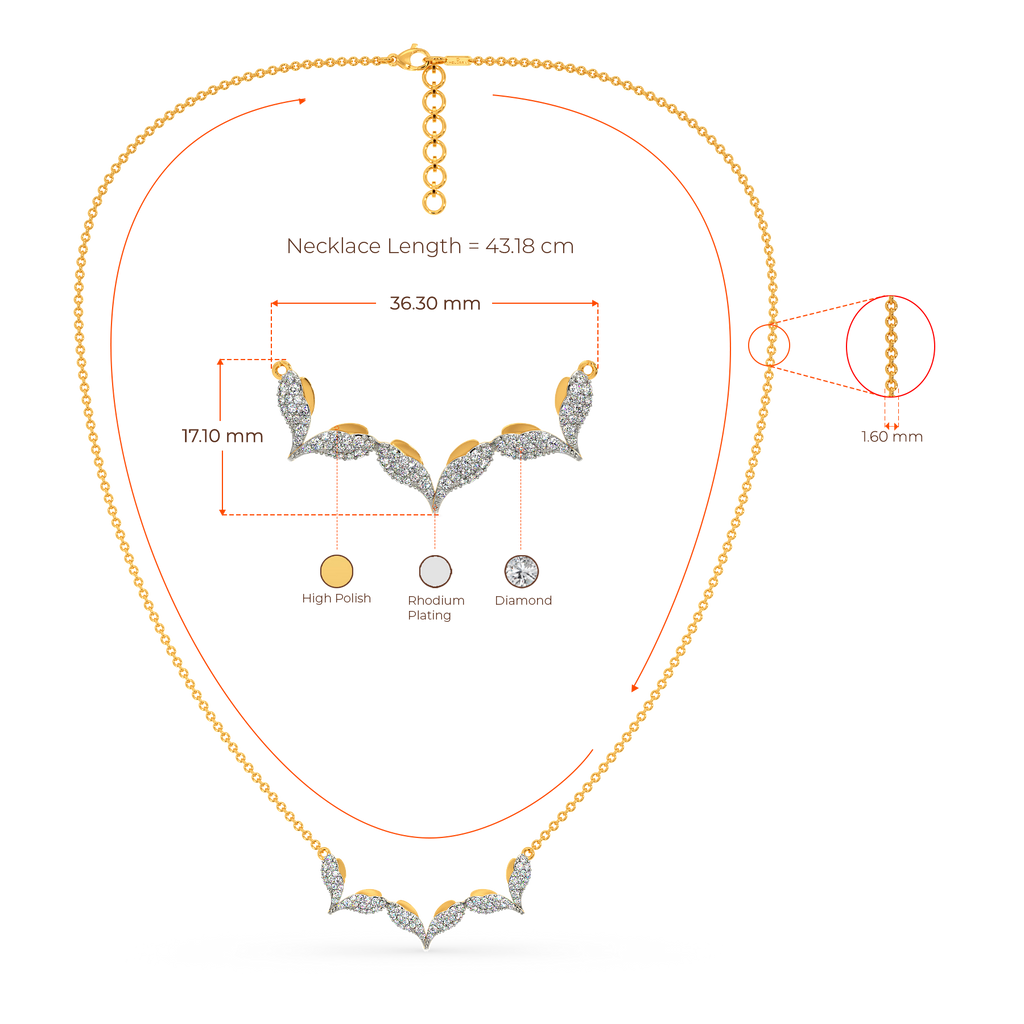 Lilac Land Diamond Necklaces