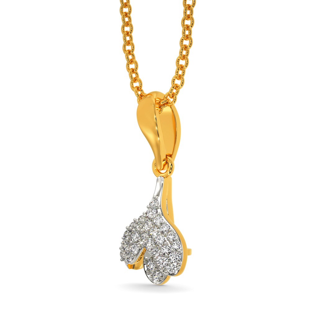 Whispering Lilac Diamond Pendants