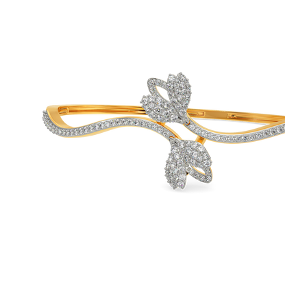 Touch of Lilac Diamond Bangles