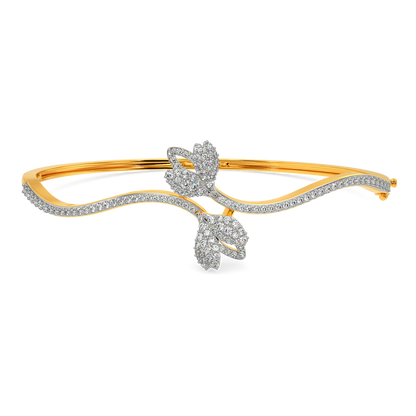 Touch of Lilac Diamond Bangles