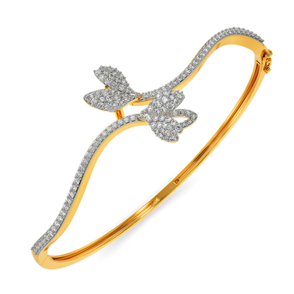 Touch of Lilac Diamond Bangles