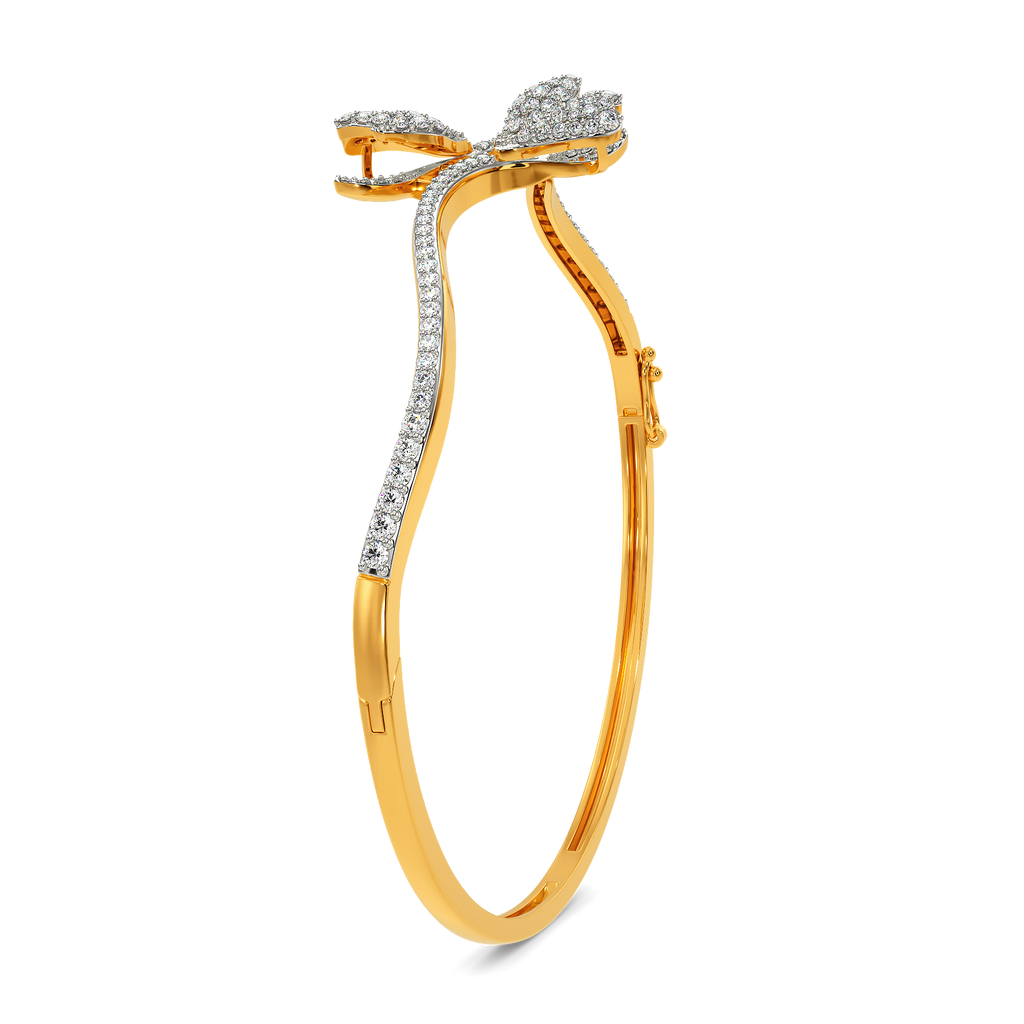 Touch of Lilac Diamond Bangles