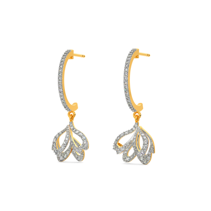 Touch of Lilac Diamond Earrings