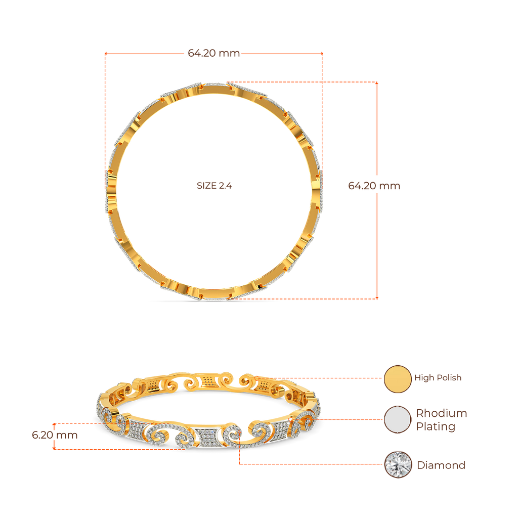 Summer Vibe Diamond Bangles