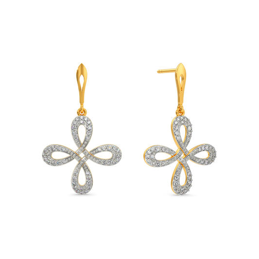 In a Vintage Moment Diamond Earrings
