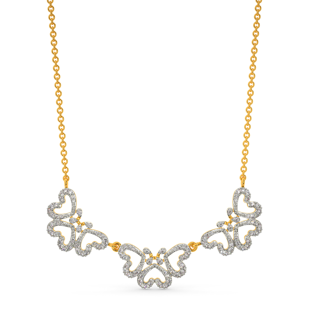 Sunset Sparkle Diamond Necklaces