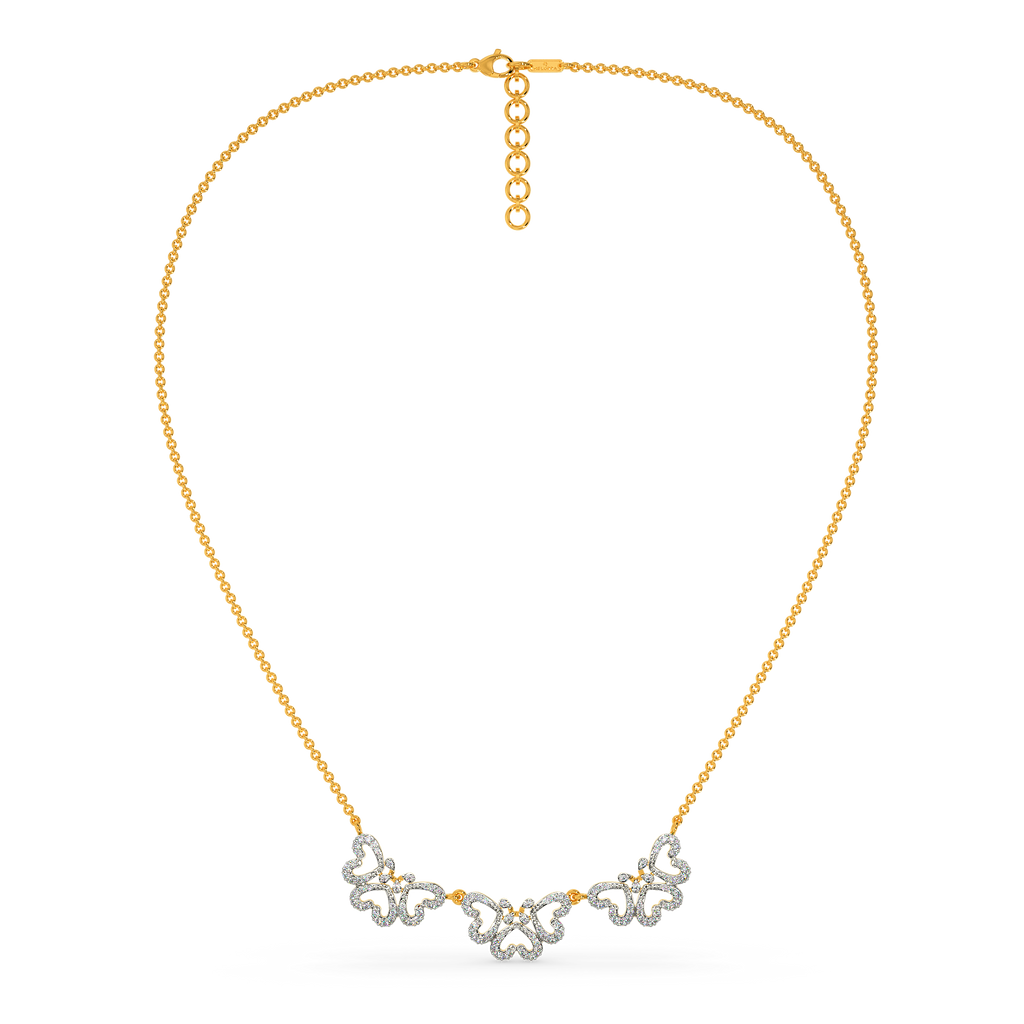 Sunset Sparkle Diamond Necklaces
